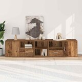 Kutni ormarić boja starog drva 200x40x45 cm konstruirano drvo | Eponuda.com