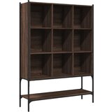 The living store knjižna omara rjavi hrast 102x30x141,5 cm inženirski les - knjižna omara, (21499643) | Shoptok.si