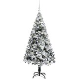  Umestno božično drevo Zelena 150 cm PVC, jeklo in plastika | Shoptok.si