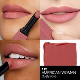 Nars POWERMATTE LIPSTICK dolgoobstojna šminka z mat učinkom odtenek American Woman 1,5 g | Shoptok.si