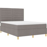  Krevet s podnicom i madracem taupe 140x200 cm Tkanina | shoptok.hr