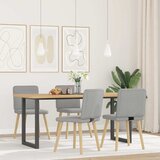 vidaXL Jedilni stoli 4 kosi Cloud Grey Fabric, (21822538) | Shoptok.si