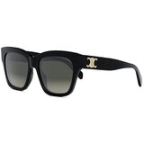 Celine Triomphe Black Geometric Sunglasses ONE SIZE (55) Črna/Siva | Shoptok.si