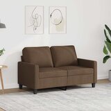  Dvosjed od tkanine smeđi 120 cm | shoptok.hr