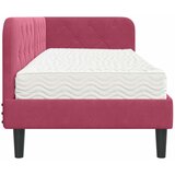  Kutni okvir kreveta Vinska crvena 80 x 200 cm Baršun | Eponuda.com