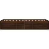  Za krevet smeđi hrast 75 x 190 cm mali za jednu osobu | shoptok.hr