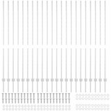  Stup za ogradu 22 pcs Srebrno 200 cm Čelik | shoptok.hr