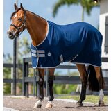 Horseware Ireland Pregrinjalo Amigo Stable Sheet, Navy/Titanium Grey & Silver, 145 cm - 1 k. Cene