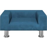  Dječja fotelja plava 50 x 40 x 26,5 cm baršunasta | shoptok.hr