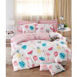 Aberto Design set Double posteljine Kokteyl, 200x220cm, Roze Cene