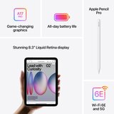 Apple iPad mini 8.3 (A17 Pro, 2024) WiFi + Cellular 128 GB svemirsko-siva 21.1 cm (8.3 palac) A17 Pro | Eponuda.ba