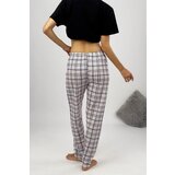 Dewberry 80156 Women Pyjama Bottom-WHITE-RED | Shoptok.si