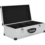  Kutija za 80 CD-ova aluminijska ABS srebrna | Eponuda.com