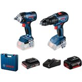 Bosch Akumulatorski udarni vijačnik GDS 18V-400 + udarni vrtalni vijačnik GSB 18V-50, 1x5,0 Ah, 1x2,0 Ah, kovček | Shoptok.si