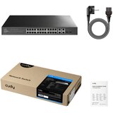 Cudy svič 10/100/1000 26-port GS1028ES2 light managed poe+ sa 2x combo porta | Eponuda.com