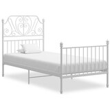 vidaXL Okvir za krevet bijeli metalni 90 x 200 cm | shoptok.hr