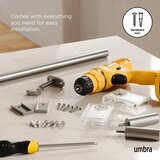 Umbra Željezna proširiva karniša u mat srebrnoj boji 107 - 305 cm Flute – | shoptok.hr