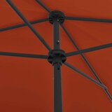 vidaXL Senčnik za na plažo terakota 200x125 cm, (20610837) | Shoptok.si