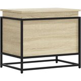 vidaXL Škatla s pokrovom sonoma hrast 60x40x51,5 cm inženirski les | Shoptok.si