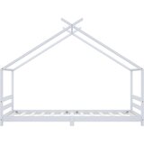  Za dječji krevet od masivne borovine bijeli 90 x 200 cm | shoptok.hr