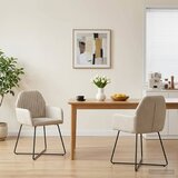  Trpezarijske stolice 2 pcs Baršun Krem 55 x 50 x 84 cm Cijene