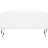  Stolić za kavu bijeli 60 x 60 x 30 cm od konstruiranog drva Bijela | Shoptok.si