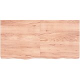  Zidna polica svjetlosmeđa 120x60x(2-6) cm obrađena hrastovina | shoptok.hr