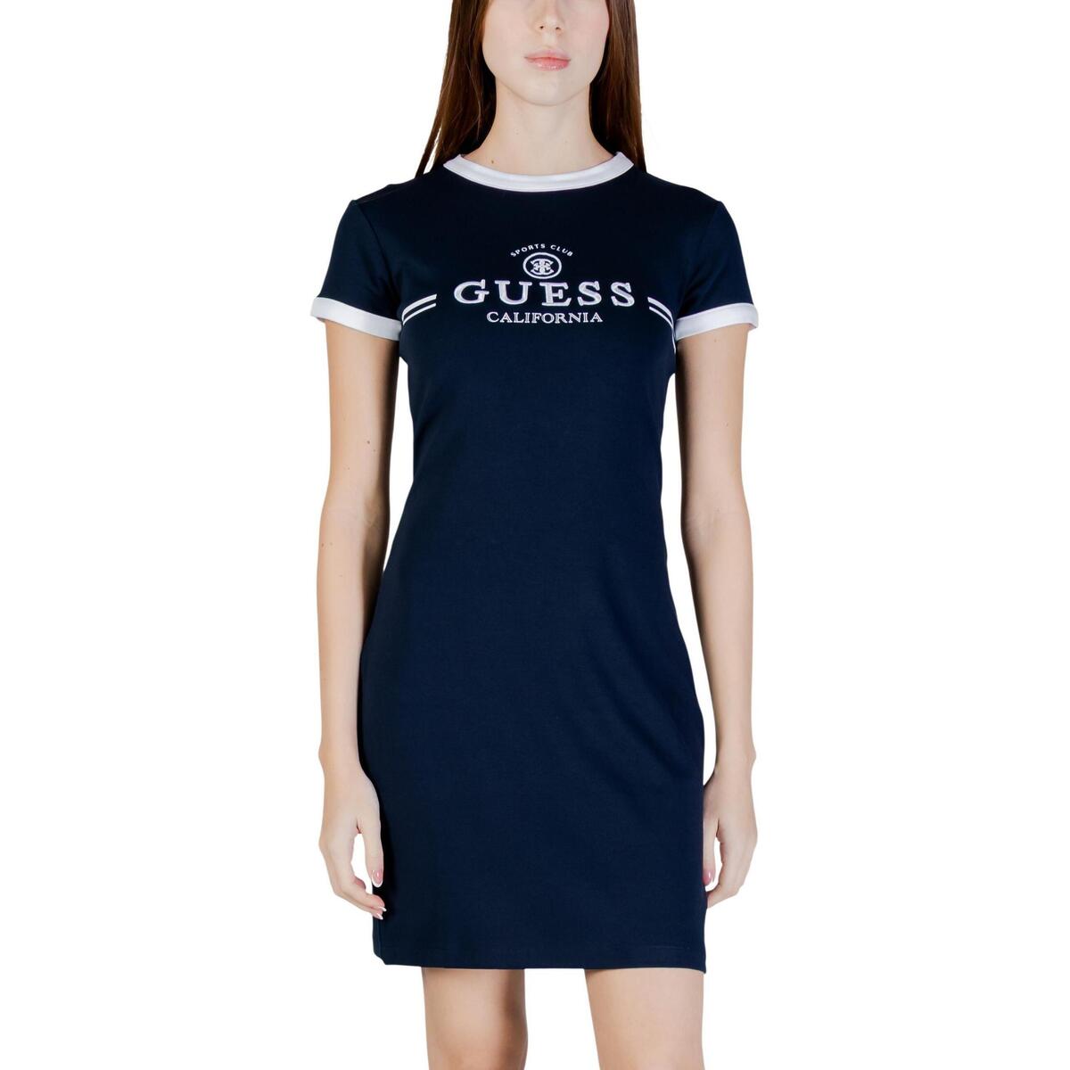 Guess MILA SS SHORT DRESS Tamno plava Cijene