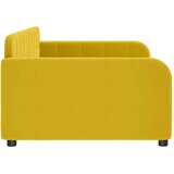  Dnevni krevet žuti 90 x 200 cm baršunasti | shoptok.hr