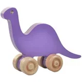 drvena igračka dinosaur purple