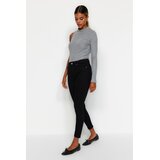 Trendyol Ženske traperice Skinny black krema | Eponuda.com