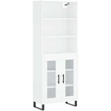  Visoka komoda bijela 69 5x34x180 cm konstruirano drvo | shoptok.hr