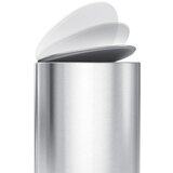 simplehuman Kovinski koš za smeti s pedalom v mat srebrni barvi 6 l – | Shoptok.si
