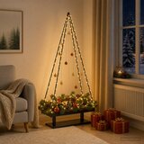  Metalna božićna jelka KUOPIO 150 cm Čelik Crna | shoptok.hr