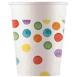 Procos Barvni papirnati kozarci s pikami, komplet 8 kosov, 200 ml Cene