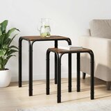  Bocni stol Dimljeni hrast 41 x 40 x 50 cm Konstruirano drvo - Dimljeni hrast | shoptok.hr