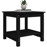  Stolić za kavu crni 50 x 50 x 45 cm od masivne borovine | shoptok.hr