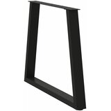  Noge za blagovaonski stol V-oblika 2 kom Crne 80 x (72-73,3) cm Čelik | shoptok.hr