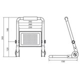  LED reflektor sa stativom ADVIVE WORK LED/100W/230V IP65 | Eponuda.com