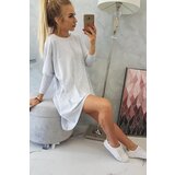 Kesi Blouse oversize light gray | Shoptok.si