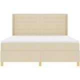 Krevet s opruga kutije s madracem Krema 180 x 200 cm tkanina | shoptok.hr