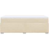  Krevet s oprugama i madracem krem 100 x 200 cm od tkanine | shoptok.hr