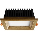  APLED - LED ugradna SQUARE WOODLINE LED/6W/230V 3000K 12x12 cm masivni hrast | Eponuda.com