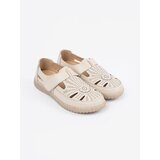 SEASTAR Women's openwork shoes with Velcro beige | Shoptok.si