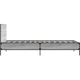  Okvir kreveta s uzglavljem Siva Sonoma 80 x 200 cm | shoptok.hr