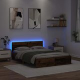  Krevetna konstrukcija Staro drvo 120 x 190 cm Konstruirano drvo | shoptok.hr