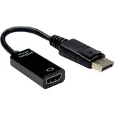 DisplayPort / HDMI adapterski kabel DisplayPort vtič\, HDMI-A vtičnica 0.15 m črna 12.99.3139 DisplayPort kabel, (20419524)