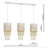  Luster na sajli ALMERIA 3xE27/60W/230V | Eponuda.com