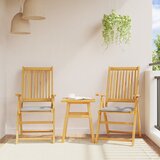  Vrtne podloge za sjedalo 4kom svijetlosive 45x45x2cm četvrtaste | shoptok.hr