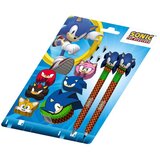 Sonic Set the Hedgehog: gel olovka, vječna olovka, 5 gumica i &amp;scaron;iljilo Slike